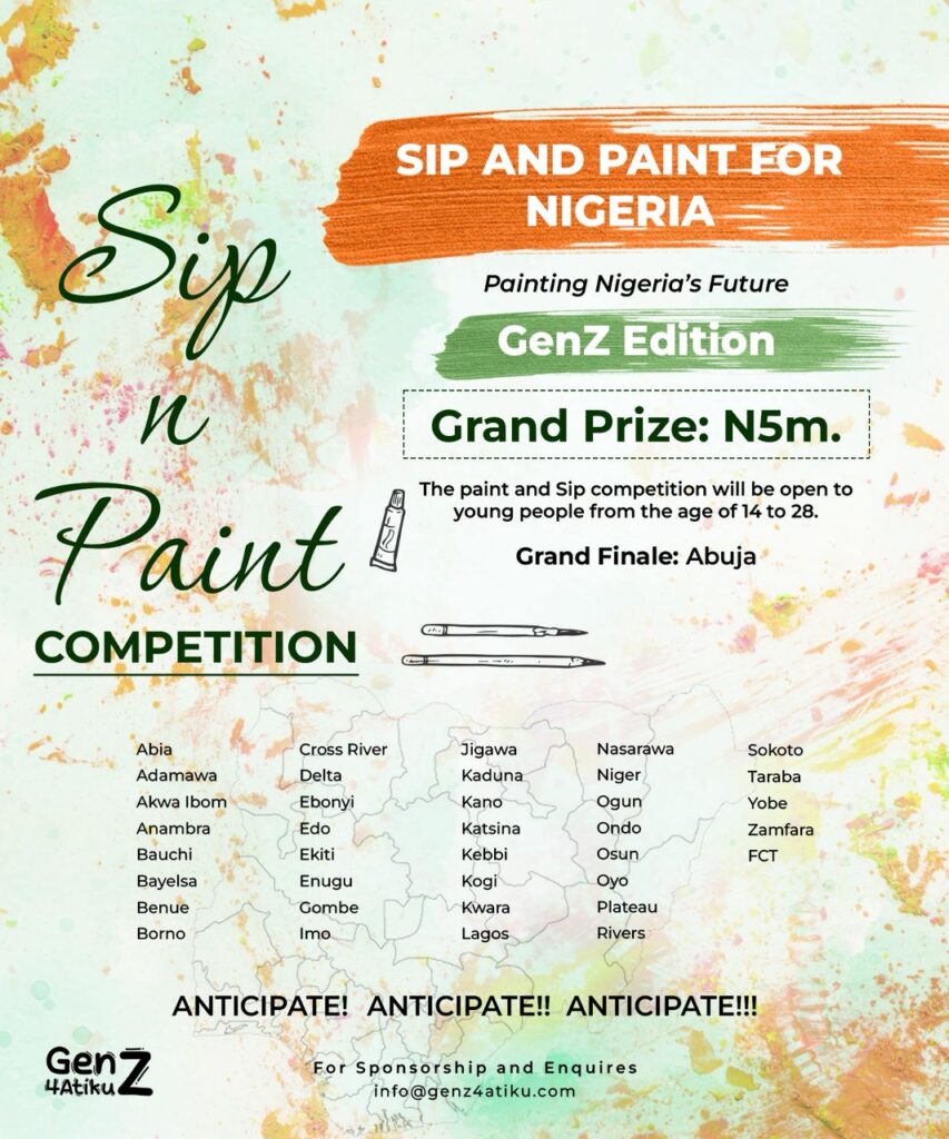 Sip and Paint for Nigeria